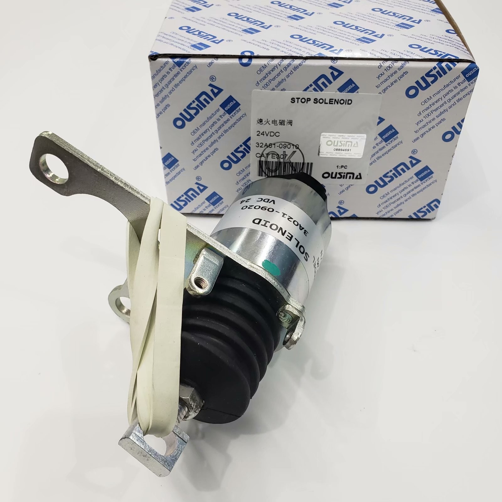OUSIMA 24VDC 32A61-09010 32A6109010 Shut Off Solenoid Valve For Excavator E307