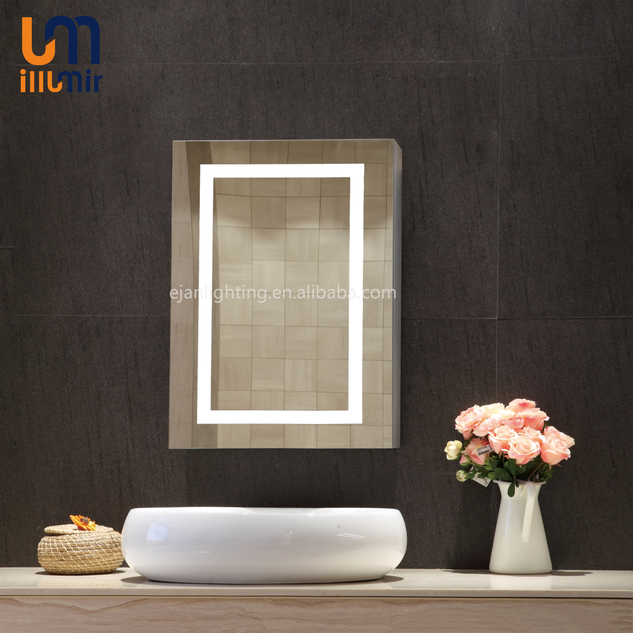 LED Light Feature Mirror Medicine Cabinet for Bathroom Certificate cUL cETL CE RoHS