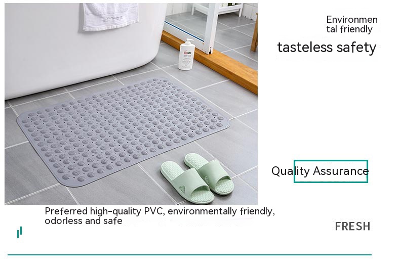 Custom Logo Embroidery Bath Mat Tub Non Slip Bathtub ShowerMat Absorbent Bathroom Mat