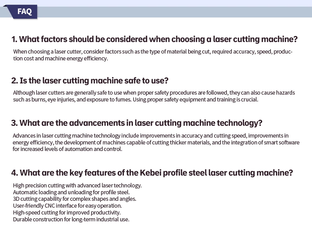 Efficient Laser Cutting Machine for Thick Plates With High Power more stable