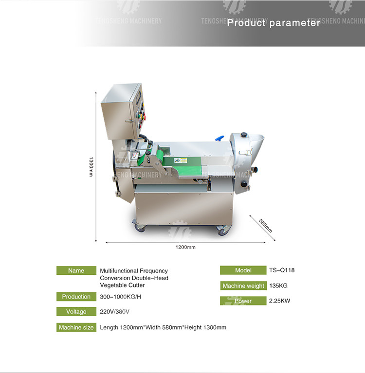 2.25KW Dual Frequency Converters Fruit Processing Machine Carambola