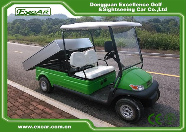 2 Passenger Electric Utility Carts / Electric Food Cart With 48v Trojan