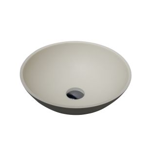 Customized Design Counter Top Basin Renewable Stone Vessel Sinks