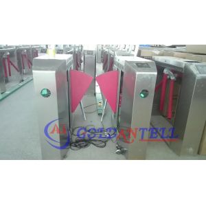 Security Turnstile Gate with 0.2s Barrier Open/Close Time RS-232 and RS485