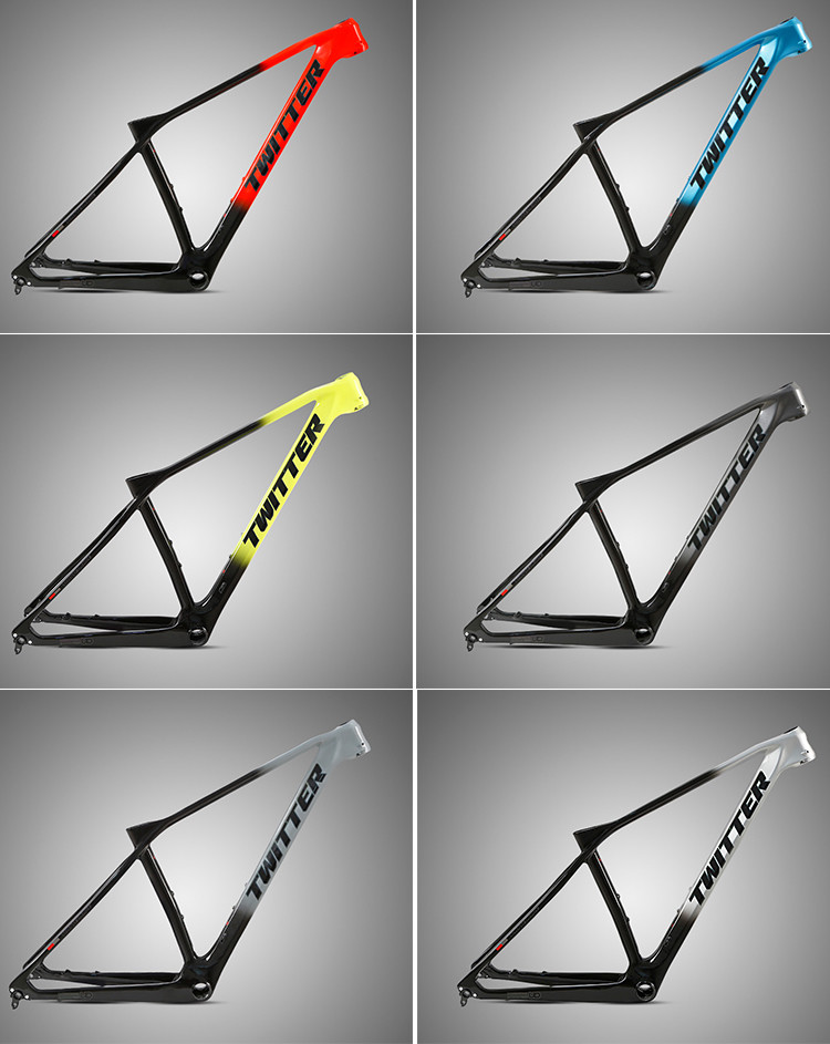 29er OEM Road Bike Frame , Full Suspension Bike Frame PREDATORpro Thru Axle