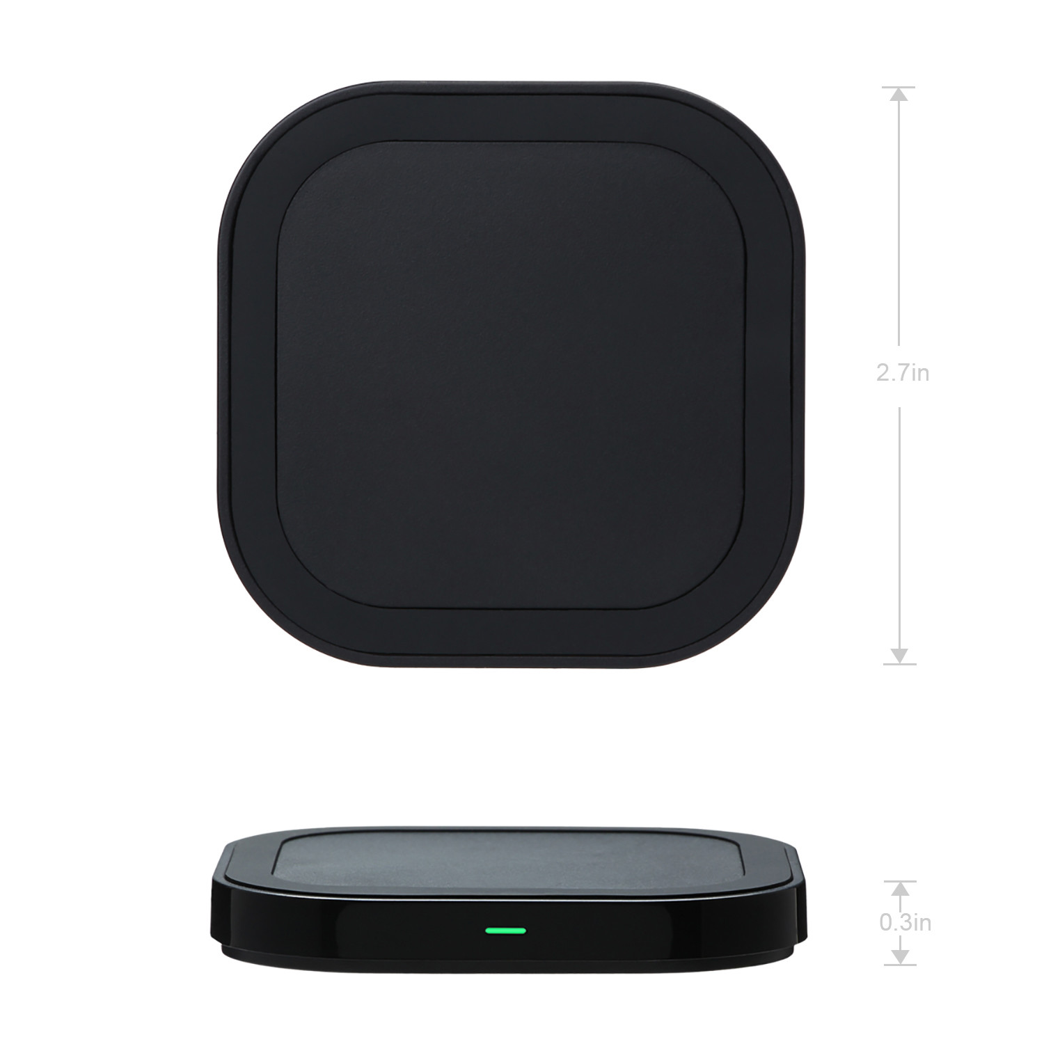 Qi-Certified Wireless Charging Pad for iPhone 5W/10W iPhone Wireless Charging Pad Stand