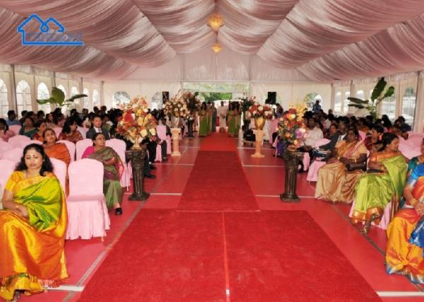 Morden Colorful Party Tent Accessories Lining Polyester Fabric Material Tent