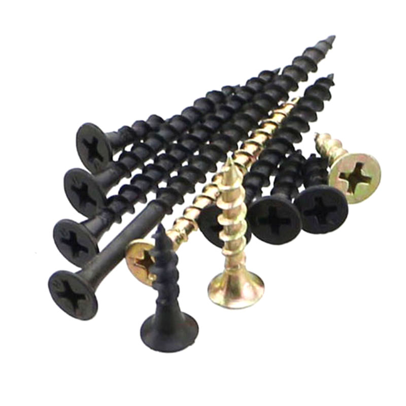 Black Diamond Wood Phosphated Bugle Head Gypsum Phillips Drywall Screw with Smooth Shank