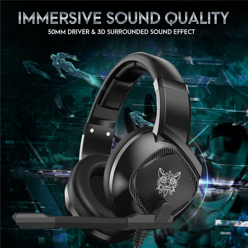 Surround Sound 117dB 2.2kohm Onikuma K19 Gaming Headset