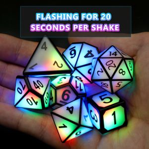 Ultra Long Standby LED Rechargeable Game Dice Set Dragon And Dungeon
