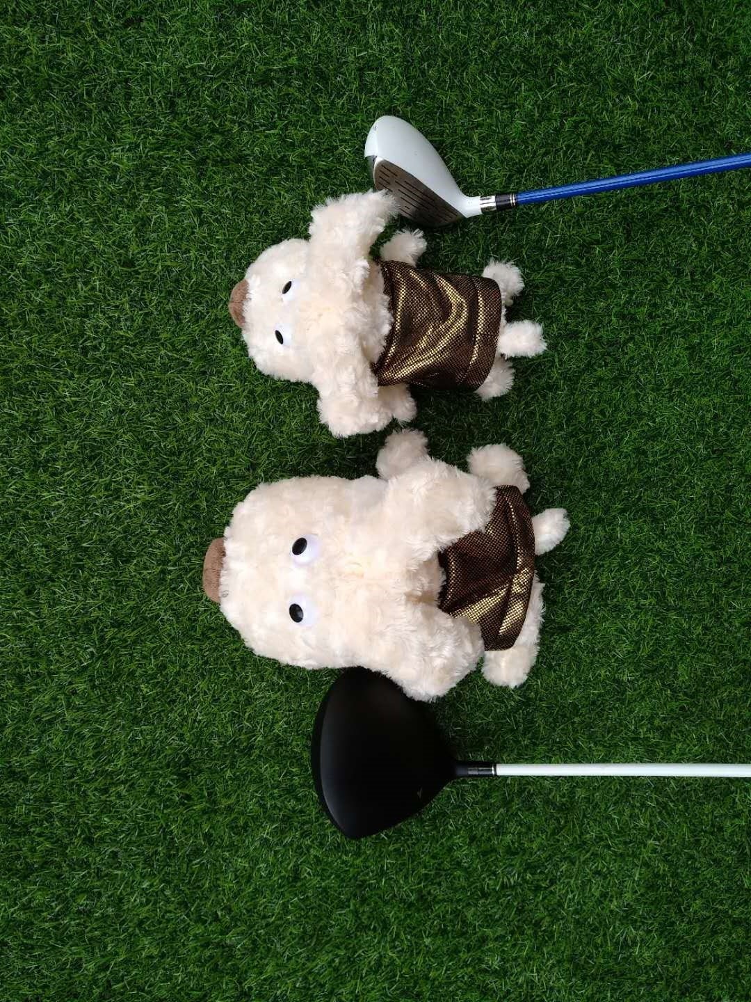 golf head cover , dog head cover , animal head cover , plush head cover , driver head cover