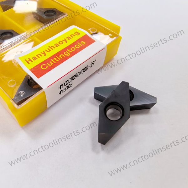 Quality CNC Whirling Milling Insert with PVD Coating HYXCCW0904303-29° HYB308, Suitable for All Difficult-to-Machine Materials Except Superalloys for sale