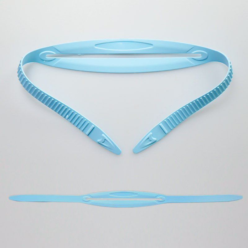 Adjustable Scuba Diving Accessories Liquid Silicone Mask Strap For Swimming