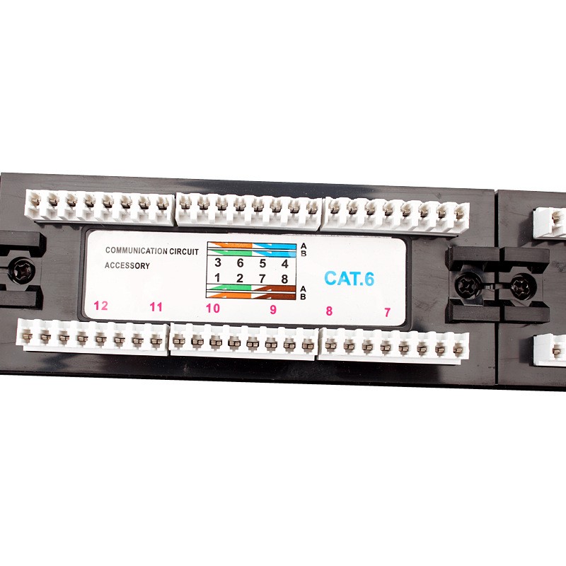 1U UTP Socket PDU Universal 24 Ports High Cardon Steel Outer Frame