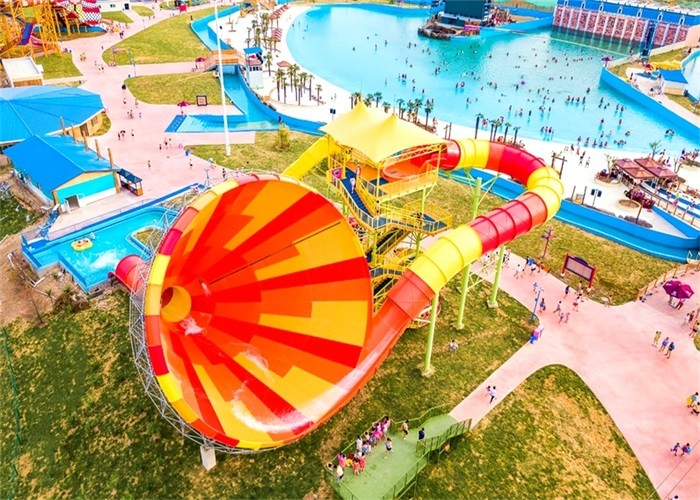 Aqua Amusement Super Tornado Water Slide 18m Platform Height