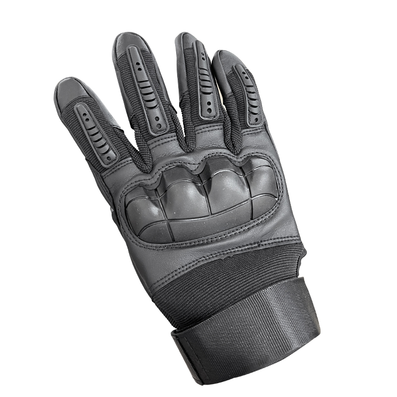 Customizable Hard-Knuckle Anti-Slip Microfiber Leather Gloves with ISO9001 Validation