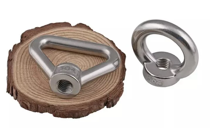 M8 M10 M12 M14 M16 M20 Stainless Steel 304 Triangle Ring Shaped Lifting Eye Bolt Nut