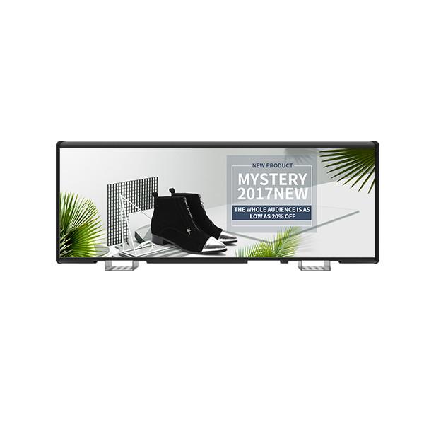 Smart Advertising IP56 Car Roof LED Signs Aluminium Cabinet With Temperature