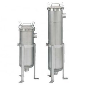 High Quality Vertical Style 304 Stainless Steel Single Bag Filter Housing for