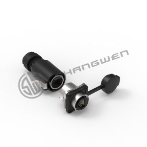 Outdoor IP67 Rated 8-Pin Network Bridge RJ45 Connectors Socket 8 Core Male