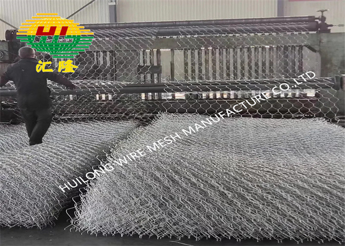2m*1m*1m 2.0mm Wire Mesh Gabion Box Zinc Coating