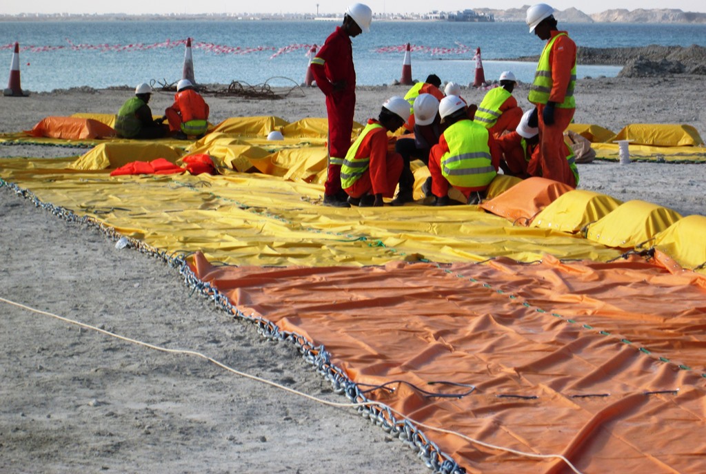 High Strength PET Geotextile Fsc Type 2 Floating Silt Curtain