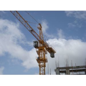 Building Site 16t 70 Meters Construction Tower Crane Rust Resistant