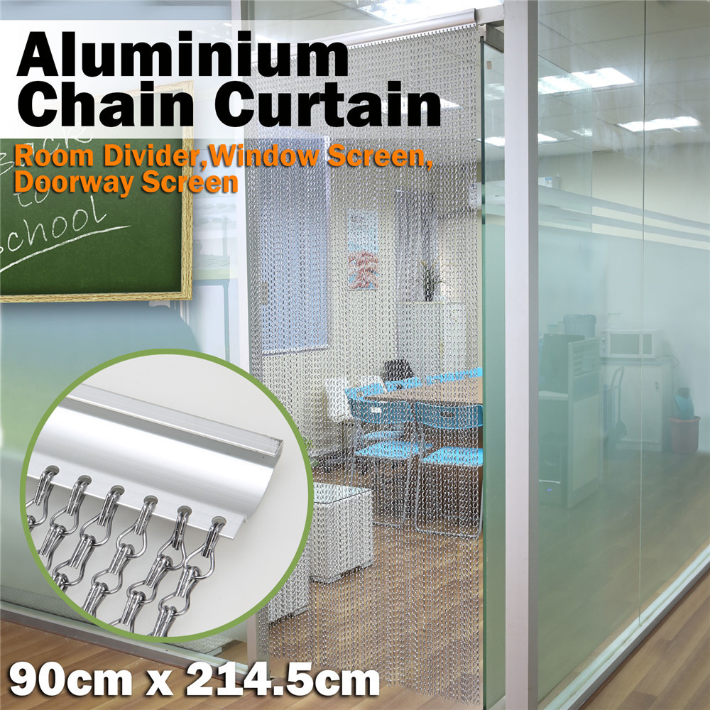 Non-fading anodising aluminum chain curtain