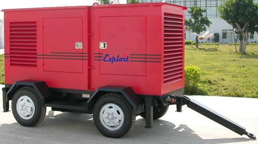 6 Cylinder Trailer Mounted Generator 200KW 250KVA 400V / 230V Over Current