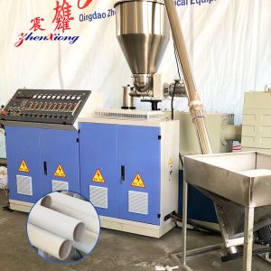 China Automation Plastic Pipe Machine with Pipe Specification 75-160 and Extruder 65/132 for High Speed Extrusion of PVC Pipes with 1 Year Warranty on sale