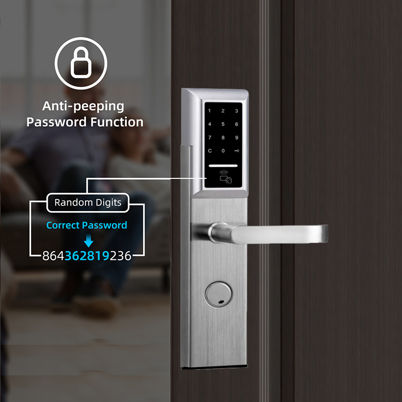 Stainless Steel 6068 Mortise TTlock App Controlled Door Lock with Smart Keypad