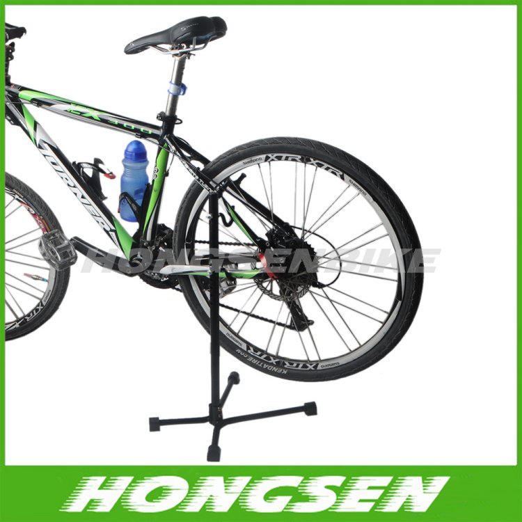 Adjustable Arborescence mountain bike repair parking rack