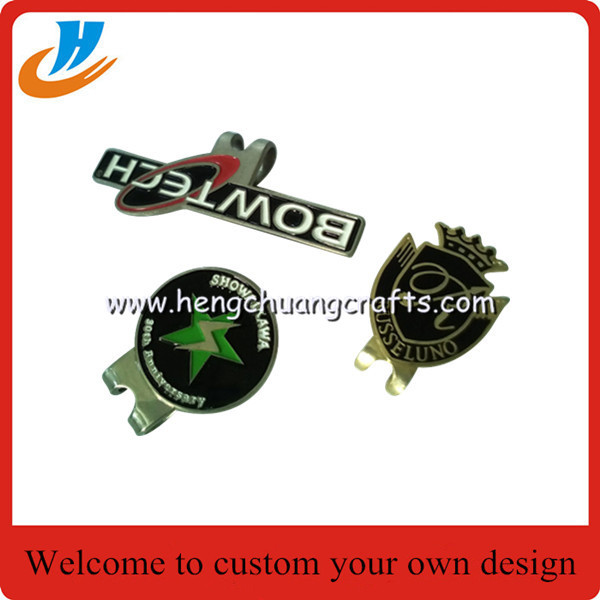 Shenzhen factory production Soft enamel golf accessory cheapest price custom