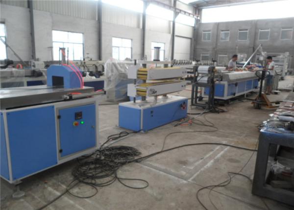 Fence Wood Composite Frame Pvc Profile Extrusion Machine Double Screw High