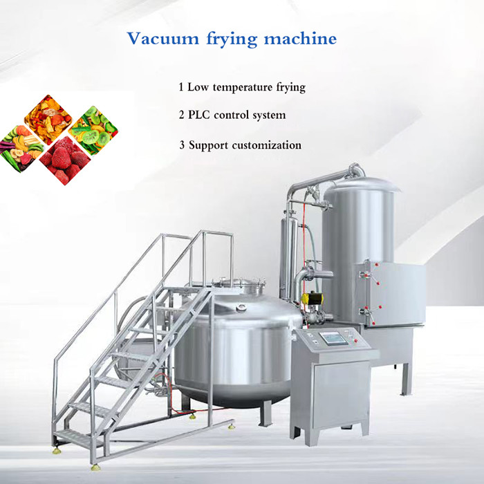 Industrial Automatic Vegetable Slices Low Temperature Food Vacuum Dehydration Fryer for Fruit Slices Vacuum Frying Making Line