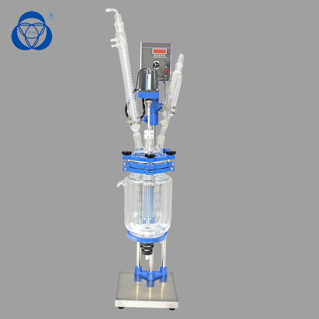 Industrial Lab Glass Reactor PTFE Sealing Normal Temperature Anti Corrosion