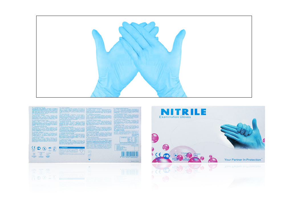 Manufacturers Disposable Nitile Examination Gloves, Powder Free, Non Latex Gloves