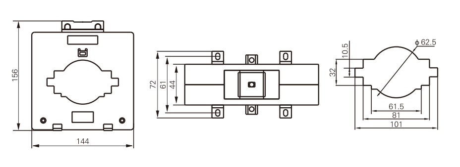 REHE MSQ-100 1500/5A MSQ current transformer window type current transformer