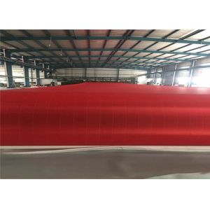 Red / White Paper Machine Clothing Polyester Screen Mesh Insert Seam Type