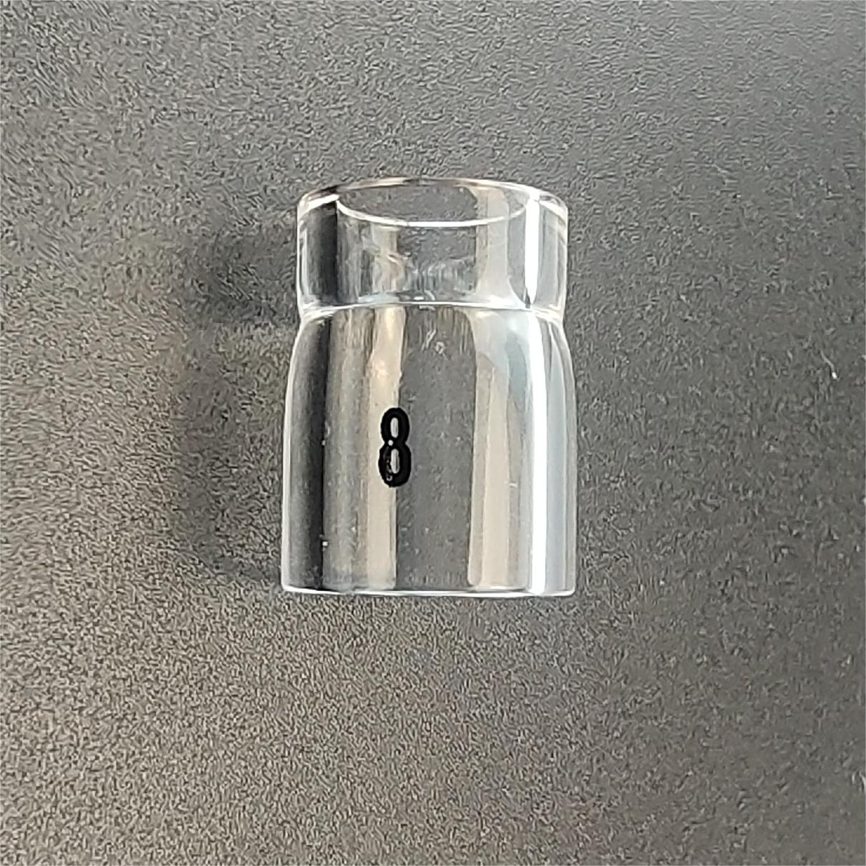 Upperweld 13NQ12-8 Clear Glass Nozzle Welding Working for Tig Welding Torch Accessories