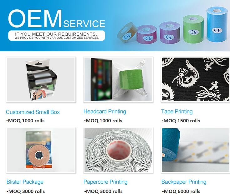 Delicate colors nonwoven cohesive elastic bandage, Extra strong porous custom print nonwoven cohesive bandage hospital t