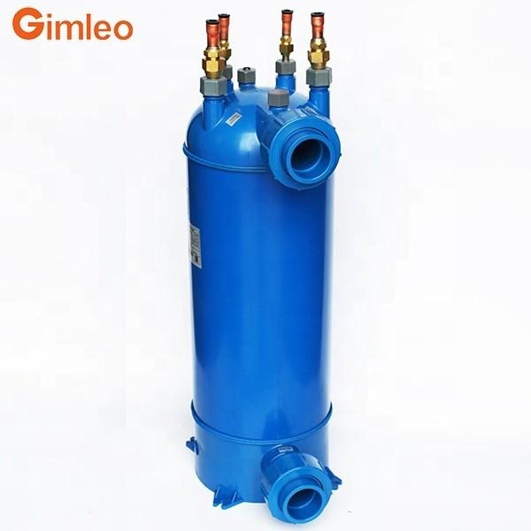 17KG Titanium PVC Heat Exchanger Condenser For Inverter Swimming Pool Heater
