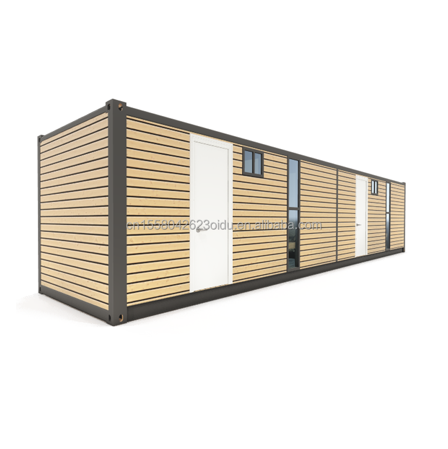 Mobile Shipping Container with 4 Bedroom Residential Mini Lounge Wall 50/75/100mm Wave Sandwich Panel
