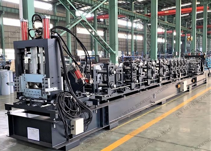 C 80-300 Purlin Roll Forming Machine 3P Cz Roll Forming Machine PLC