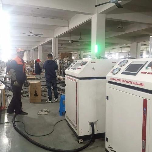 Freon Filling Station Ac Refrigerant Charging Machine Refrigerant Filling