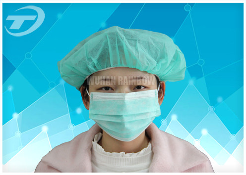 Medical Disposable PP non-woven bouffant round cap 21" /24"