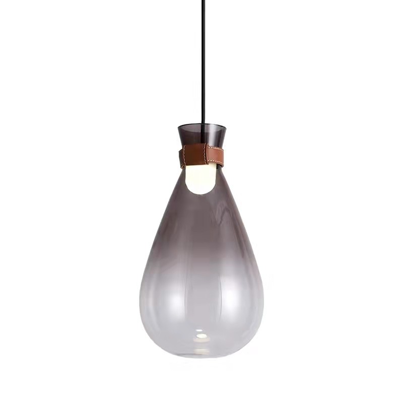 Nordic Modern Creative Glass Gloss Wishing Bottle Chandelier Simple Bedroom Bedside Bar Restaurant Lamp(WH-GP-112)
