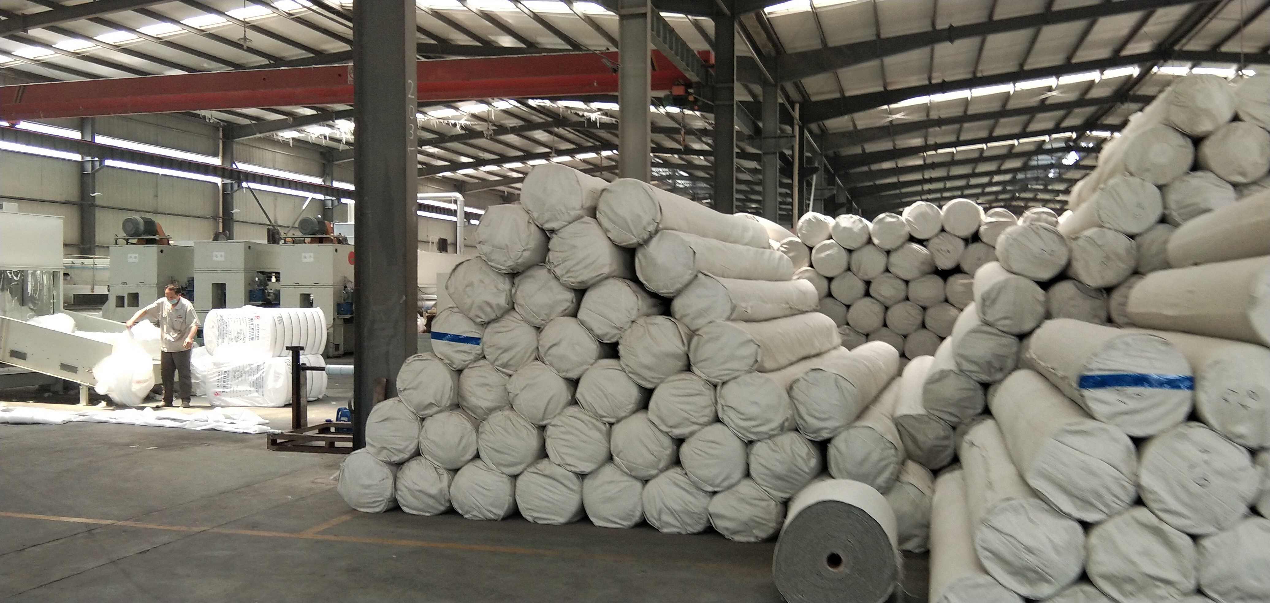 200g/m2 300 G/m2 Non-Woven Geotextile for Drainage Excellent and Heat Short Stable Fiber
