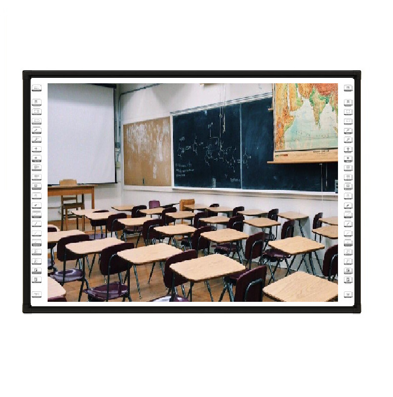 Iboard Classroom 102 Inch Smart Touch Board Interactive Whiteboard With Projector