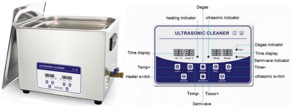 Durable bench top Ultrasonic Cleaner 4.5L 180W For surgical instruments leb Musical Instruments 0